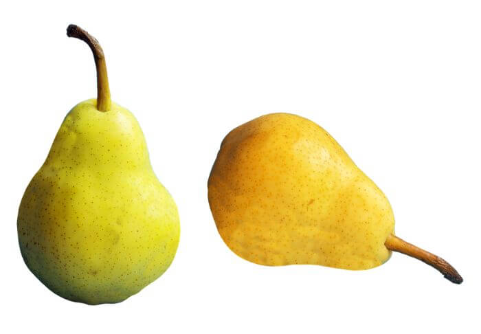 yellow pears