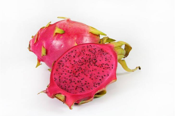 Red dragon fruits 