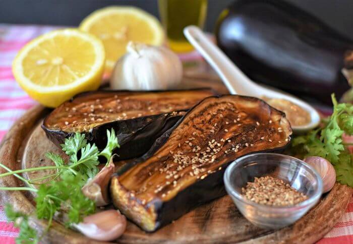roasted eggplant